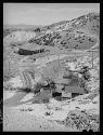 Houses and abandoned mines. Virginia City, Nevada