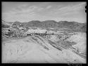 Houses and abandoned mines. Virginia City, Nevada