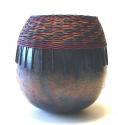 Molly Gardner - Tall gourd with weaving