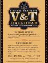 Ride the V&T Railroad